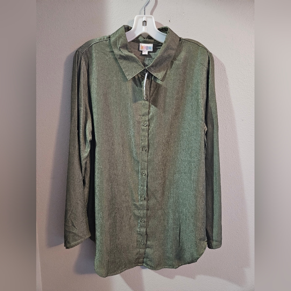 LuLaRoe Button Down Top